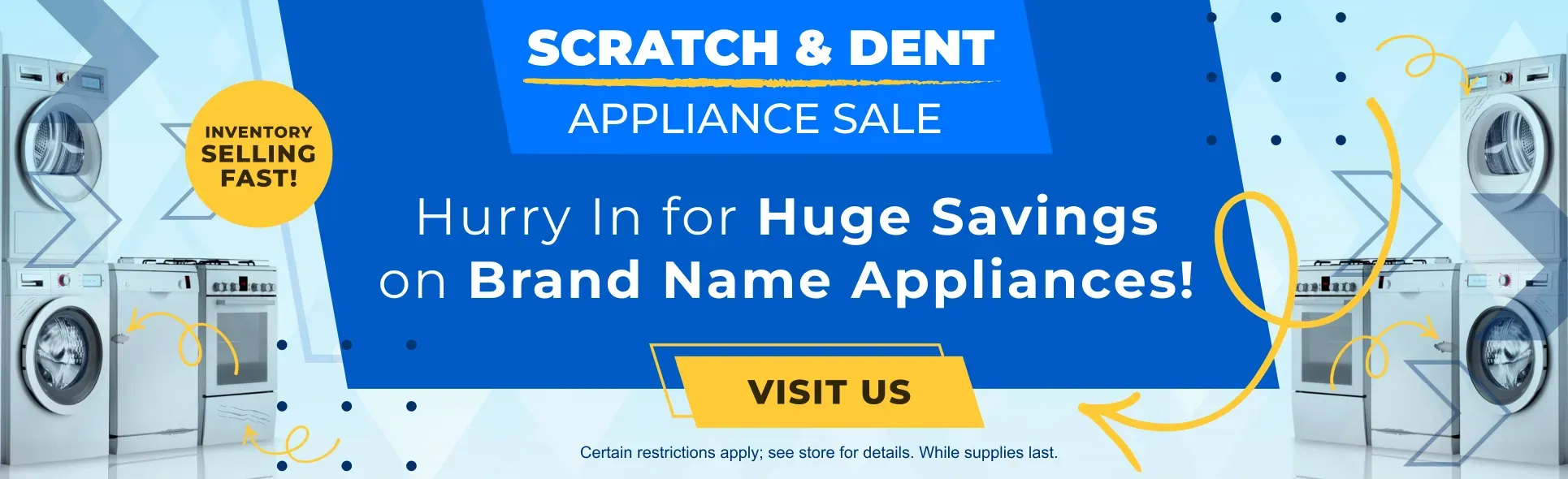 Scratch and Dent Appliance Sale